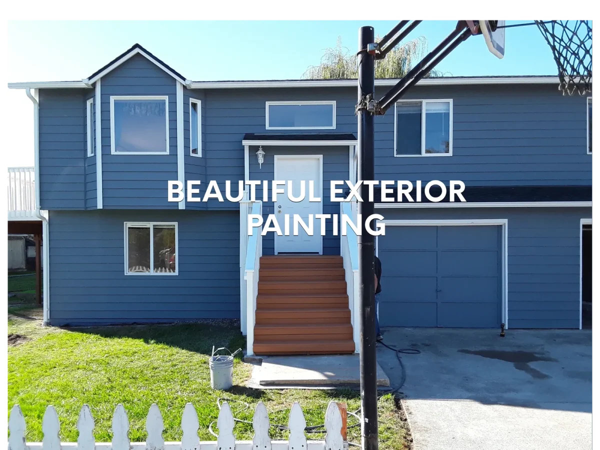 Blue house exterior labeled Auburn, Washington on LLN’s original homepage, with the original promotional text retained